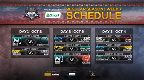 mpl schedule|Mobile Legends: Bang Bang Professional League .